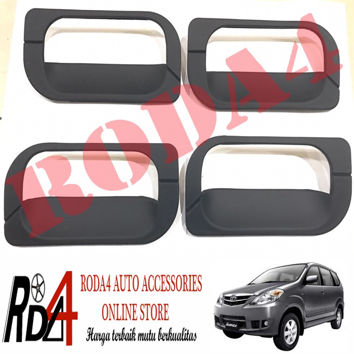 Outer - Mangkok Handle Pintu AVANZA VVTI Hitam Dop - Black Doff