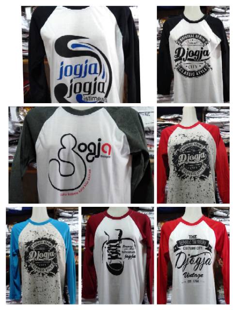 Kaos jogja lengan panjang| Kaos oleh-oleh jogja | kaos murah jogja