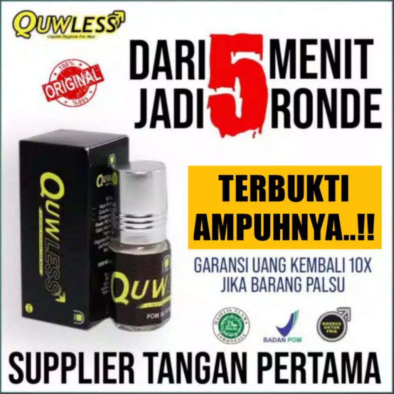 Obat Kuat Pria | QUWLESS | DIJAMIN ! Original Berkualitas | Obat Kuat Herbal | Obat Kuat Tahan Lama