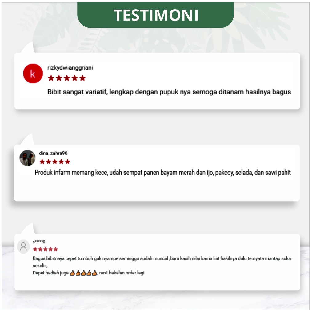 INFARM - Paket Benih Sayuran Super 10 Macam Benih Sayur dan Buah Bonus AB Mix Peralatan Berkebun-2