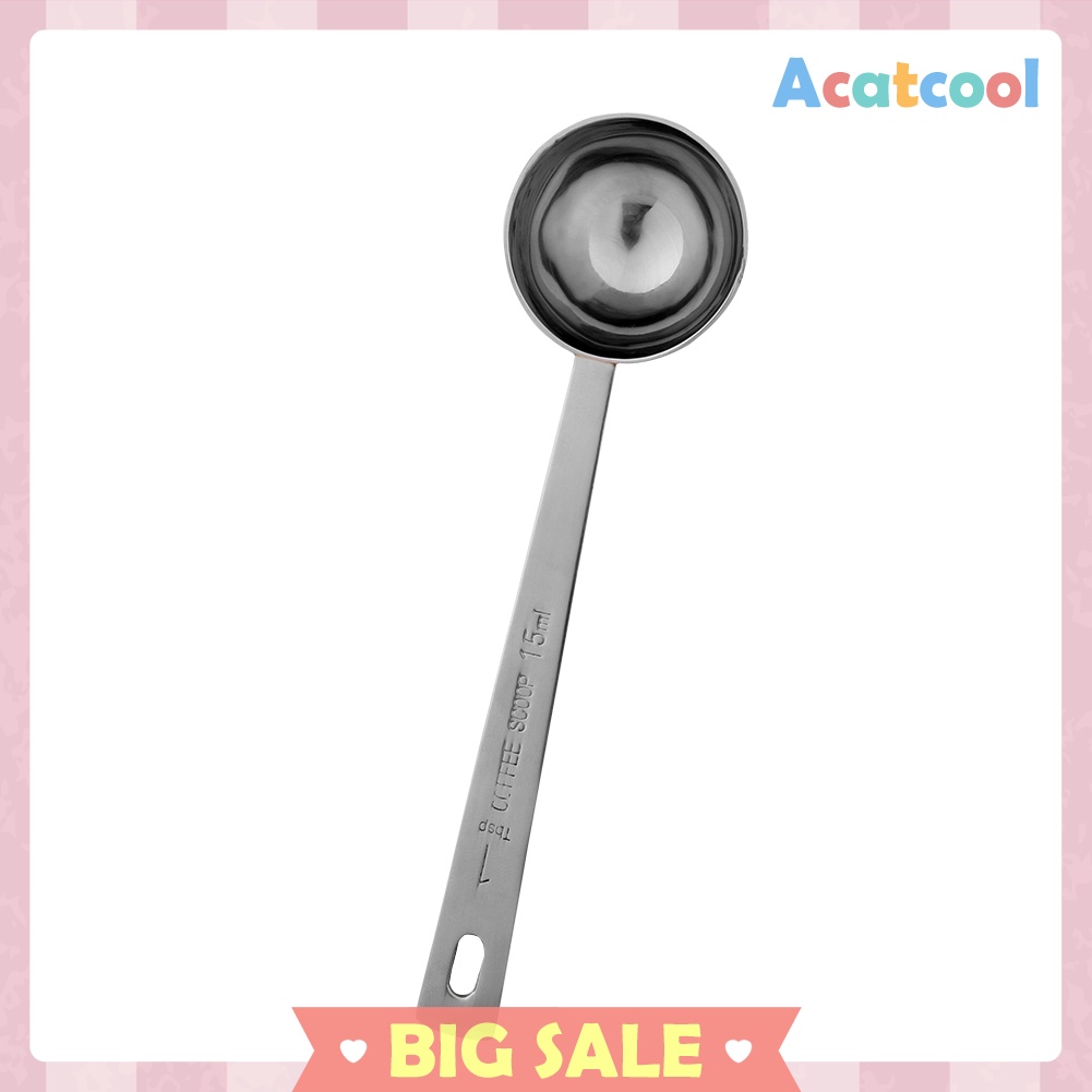 15ML/30ML Coffee Scoop Thicken Stainless Steel Tablespoon Measuring Spoon