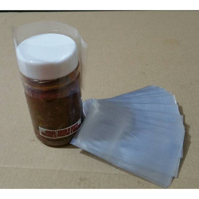 Segel Plastik Bagian Tutup Botol tutup diameter 4,5cm - Lebar 8cm x 4cm
