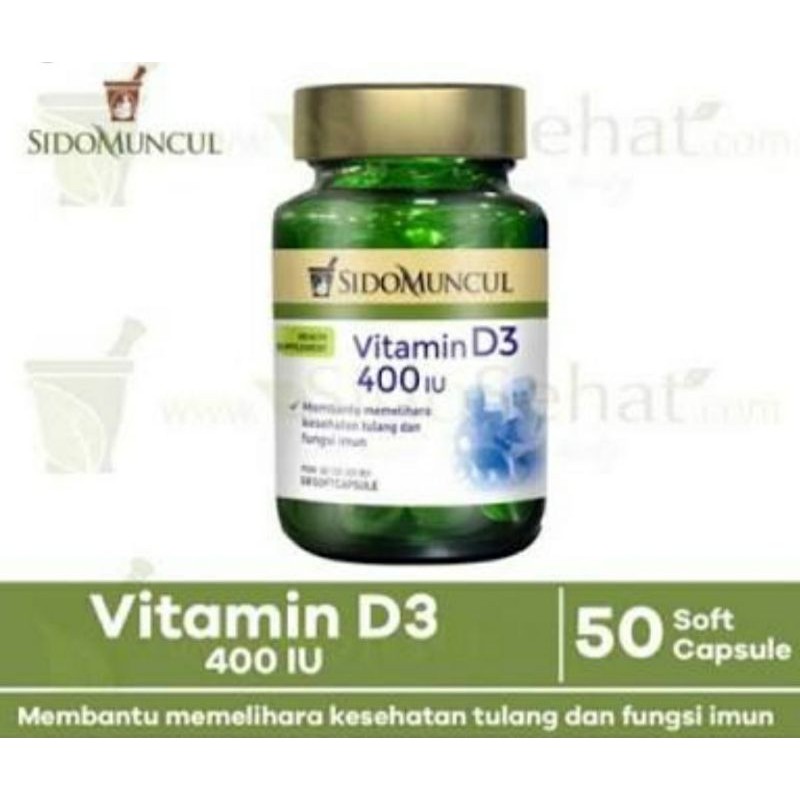 Sidomuncul Vitamin D3  400 IU