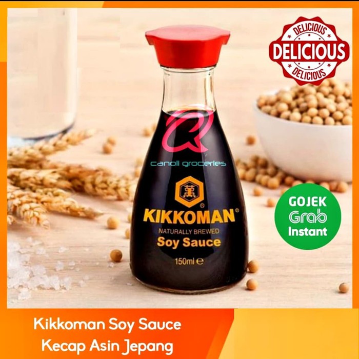 

Promo Kikkoman Soy Sauce 150ml Shoyu- Kecap Asin Jepang Sushi Salmon Sashimi Berkualitas