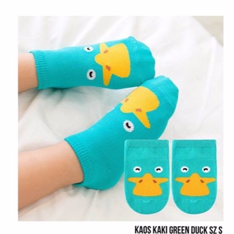 Kaos kaki green duck