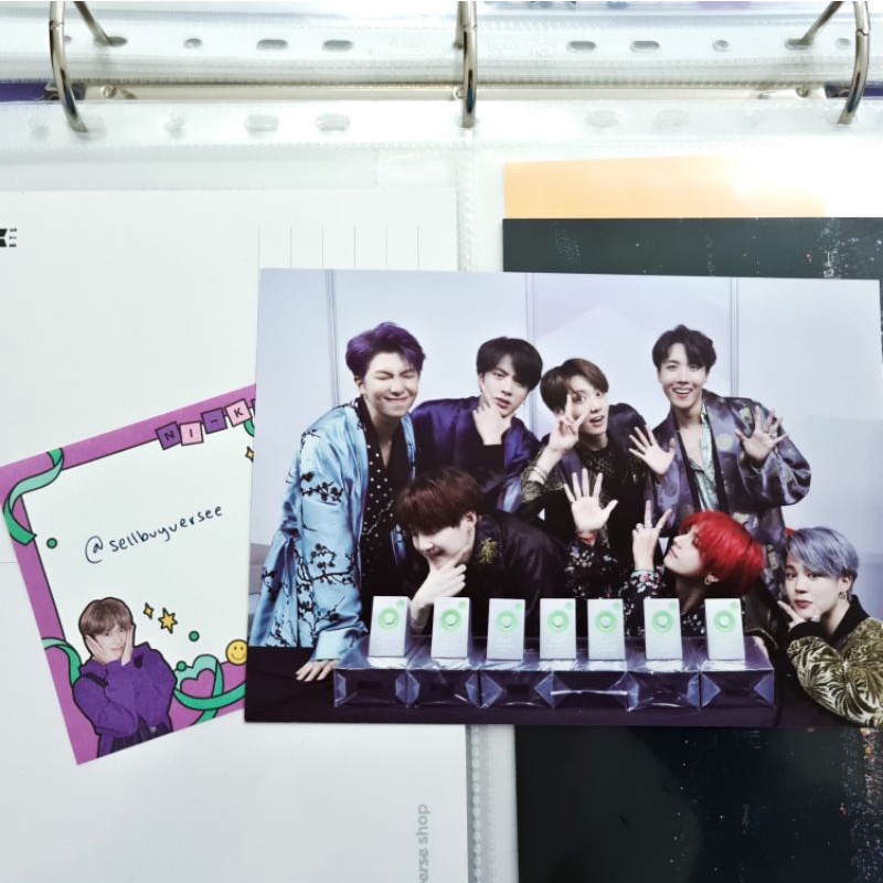 Postcard DVD Memories Memo 2018 18 BTS PC