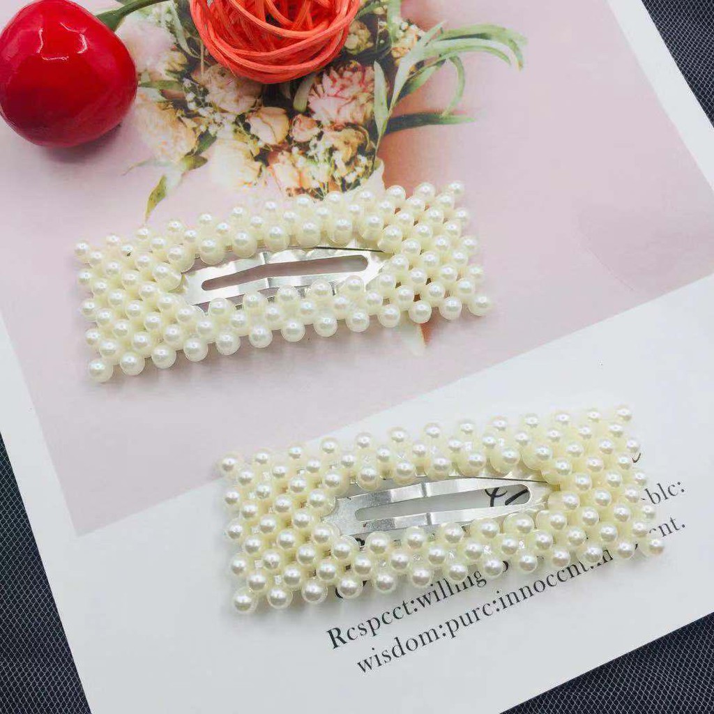 Trixie Pearl Hairpin Hair Clip Import Korean Premium Jepit Mutiara