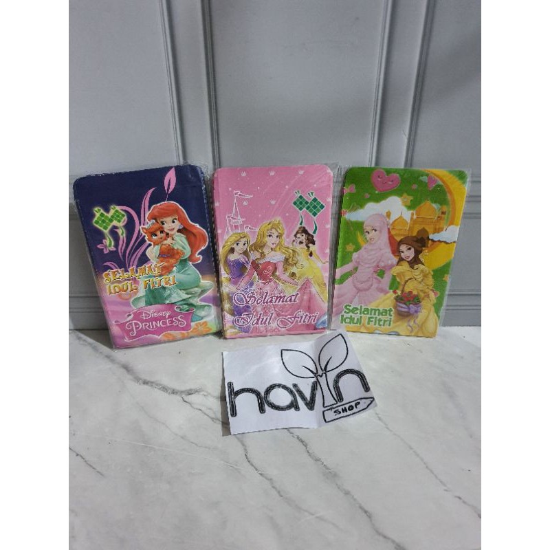 AMPLOP LEBARAN ukuran. M (7cm X 10cm)/ANGPAO IDUL FITRI uk. M-Princess