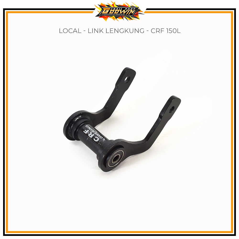 Unitrack Lengan Ayun / Link Lengkung Peninggi shock Link Standar Lowering Pemendek Shok Belakang CRF 150L KLX 150 Dtracker Yamaha WR 155 Hitam