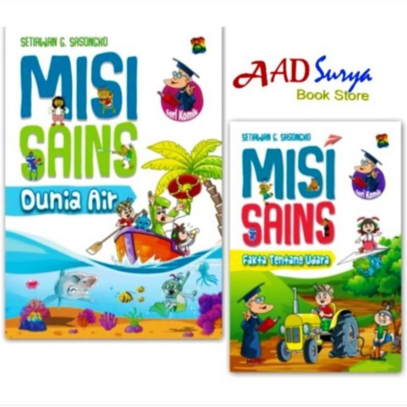 buku komik anak dan remaja - Seri misi Sains - Zikrul hakim bestari