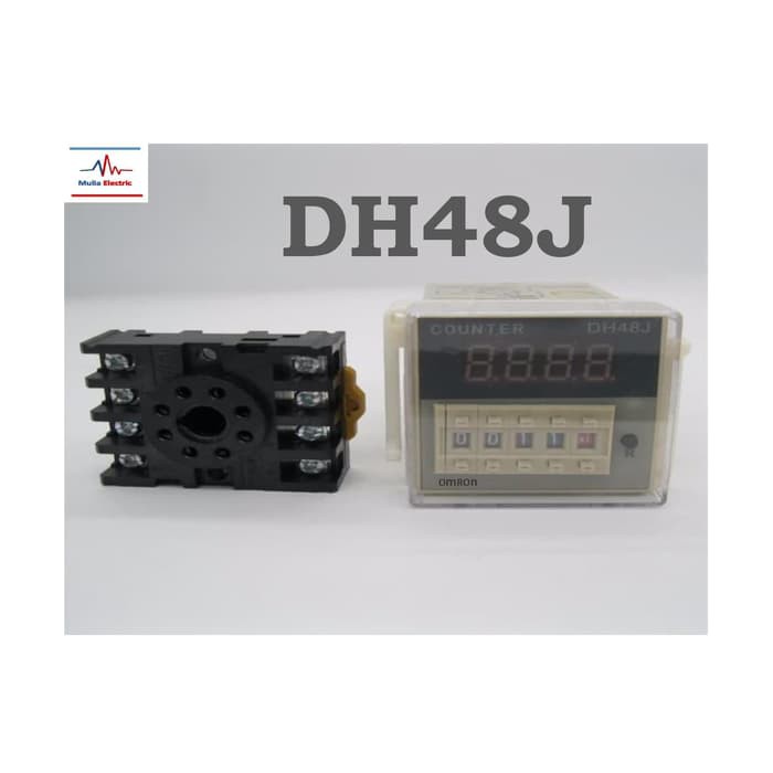 OMRON DH48J digital counter relay contact signal input DH48J-8 220V