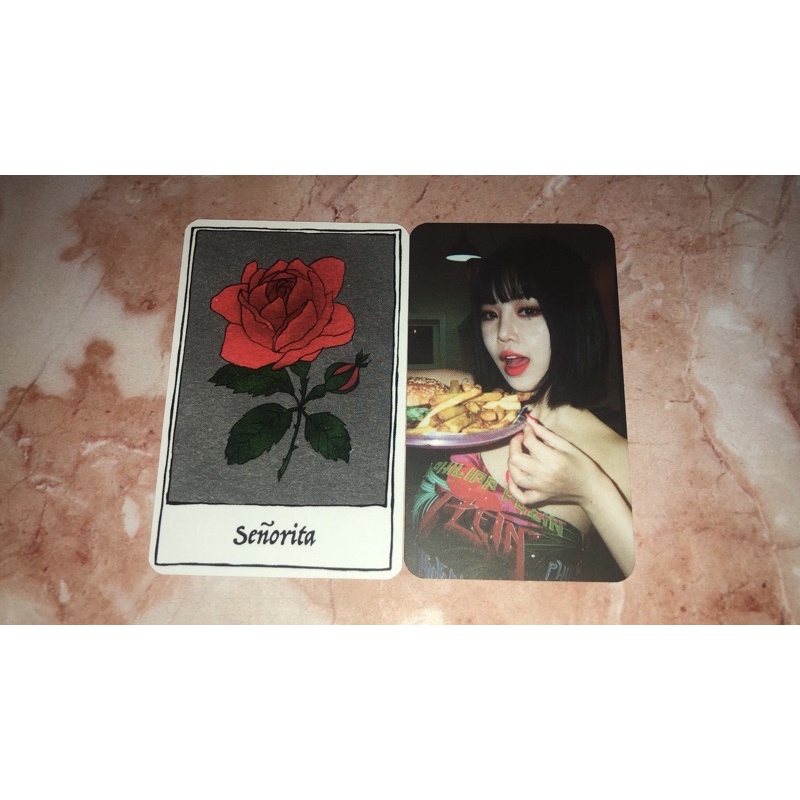 [SOOJIN] Soojin (G)i-dle Dumbi dumbi & I Burn Photocard