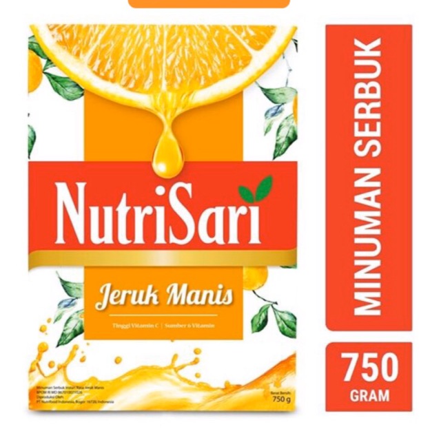 Nutrisari Jeruk Manis Miniman Bubuk [750 g]