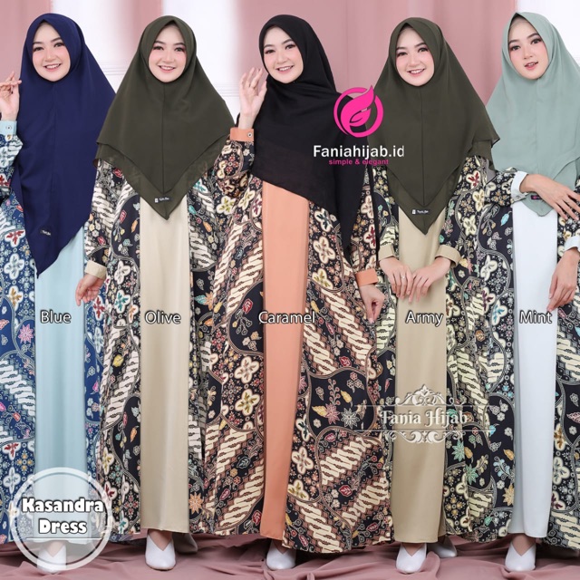 KASANDRA BATIK BUSUI SATIN DEALOVA SILK BY FANIA HIJAB