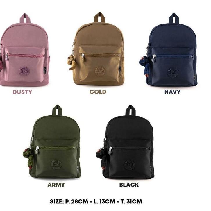 Cuma Di Sini TAS RANSEL KIPLING  WANITA MEDIUM BACKPACK WANITA IMPORT kp 2103 - KUALITAS PREMIUM RAN