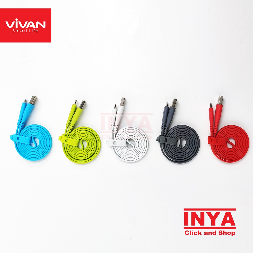 VIVAN MICRO USB 2.1A DATA CABLE 100cm - Kabel Data