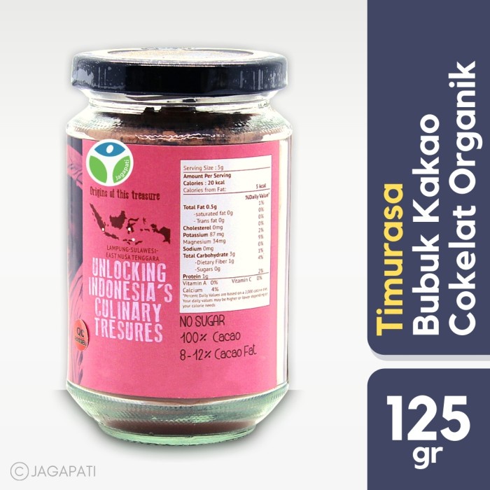 

d00gg Timurasa - Cacao Powder 125Gr - Bubuk Cokelat - Organik Xz20X1Z11