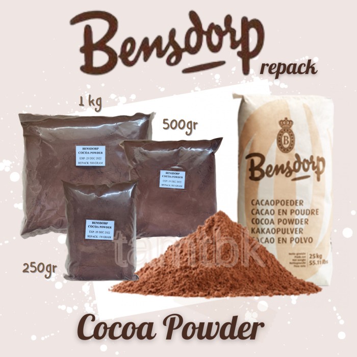 

ORIGINAL MURAH Bensdrop Cocoa Powder 500 gr / Cokelat Bubuk / Coklat Powder Bensdrop