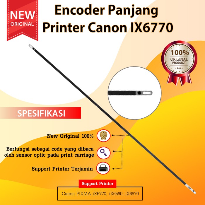 Encoder Panjang Printer Canon IX6770 IX6560 IX6870 6770 6560 6870 New Original