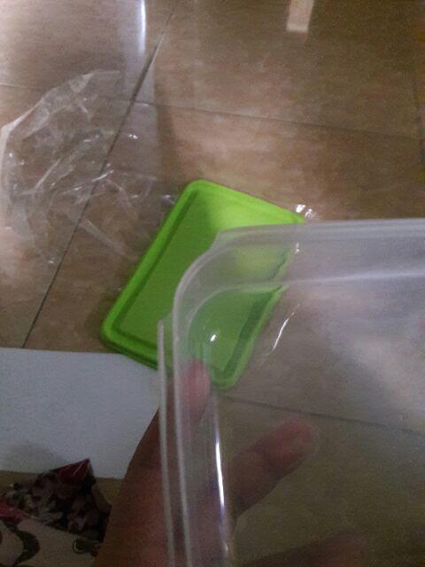 Calista Otaru Bening Isi 14 Pcs (7 Set) / Toples Plastik / Tempat Makanan / Container / Warna Hijau