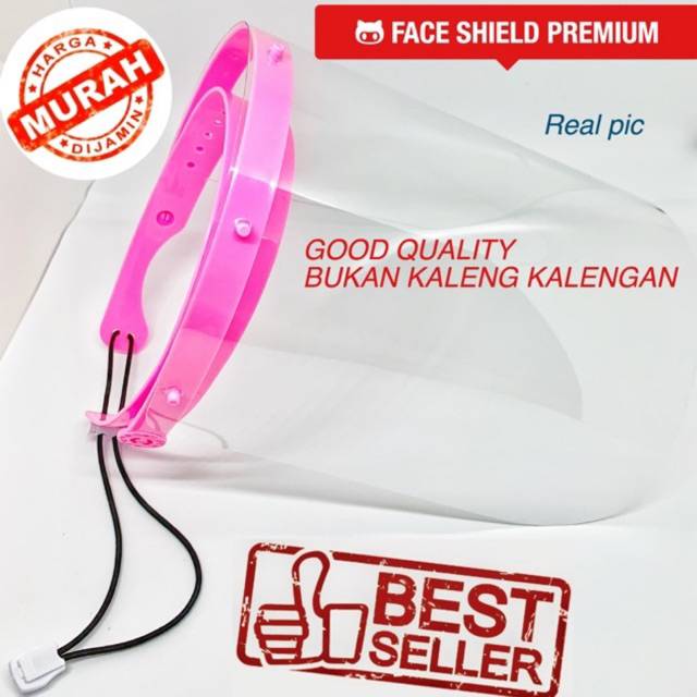 Face Shield High Grade Dewasa dan Anak / Pelindung Wajah APD