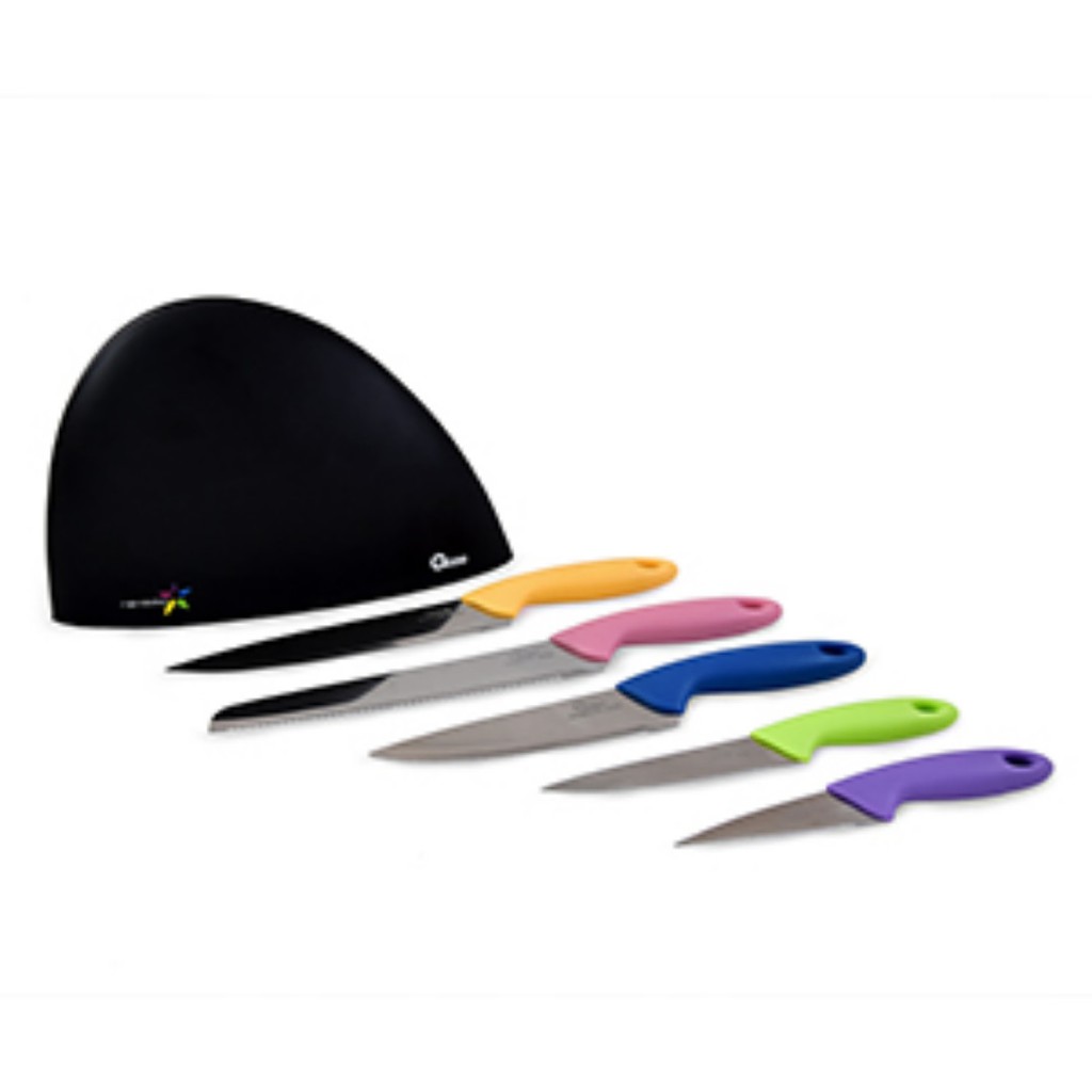 Oxone Pisau Set 5 Pcs Rainbow OX-606 Knife Set