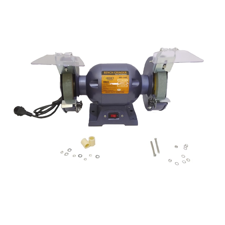 Mesin Gerinda Duduk 6 inch Boky  BODY BESAR Benz Bench Grinder Grinder 6inch Boky MD-150E