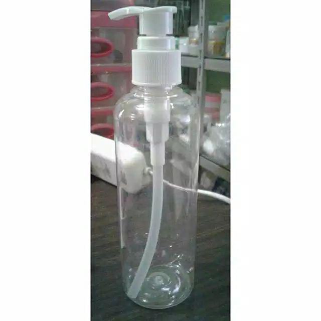 Botol Pet 250 Ml Bening Tutup Pump Putih