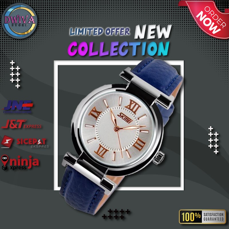 Jam Tangan Wanita Luxury Watch SKMEI 9075 Original anti air