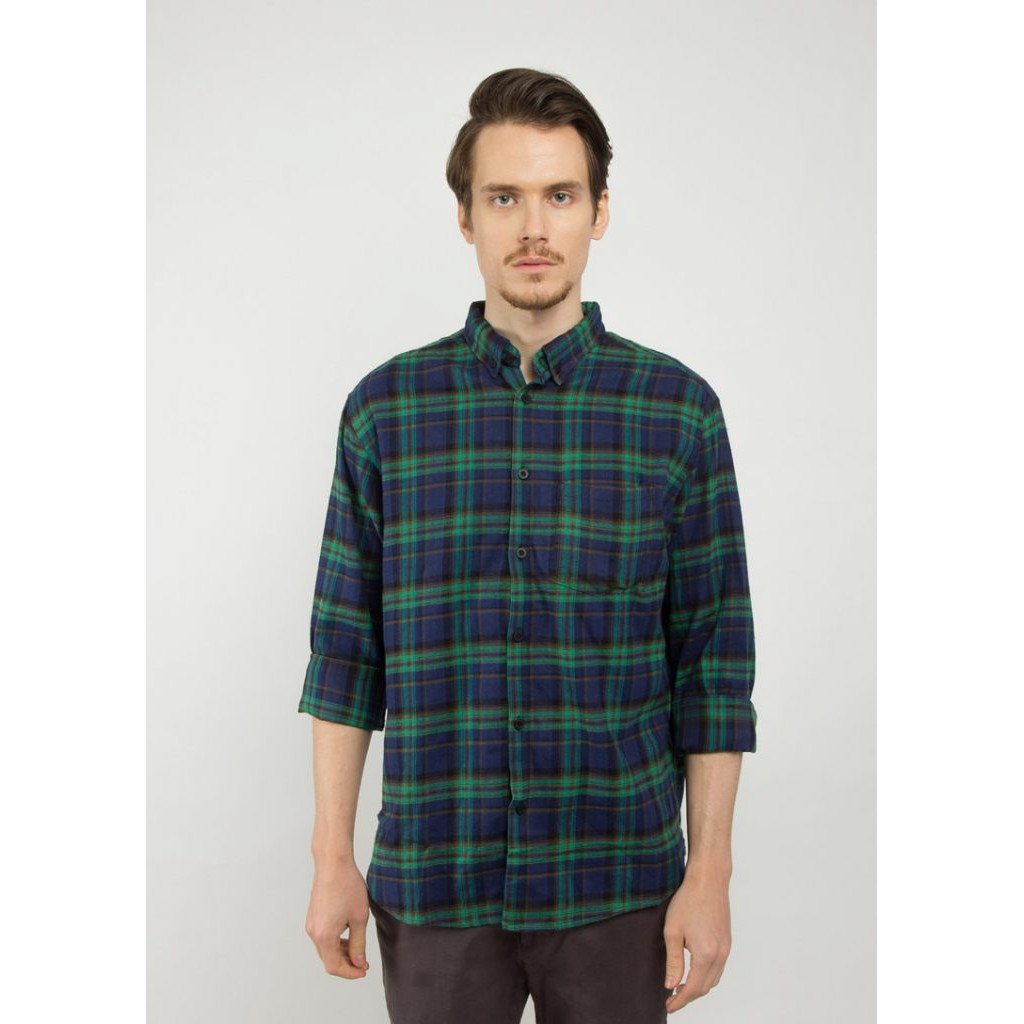 

Erigo Flannel Hibis Green