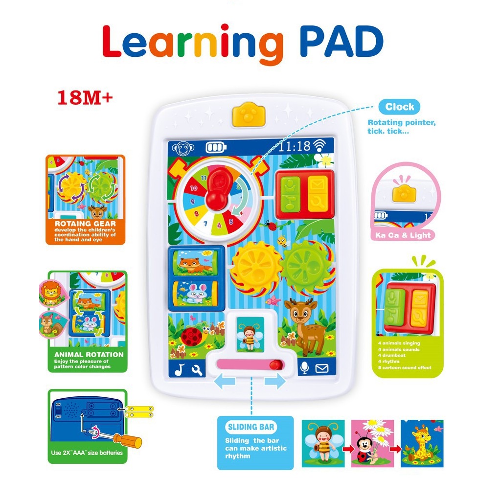 PLOOPY Learning Pad PP 21129 / Mainan Edukasi Bayi