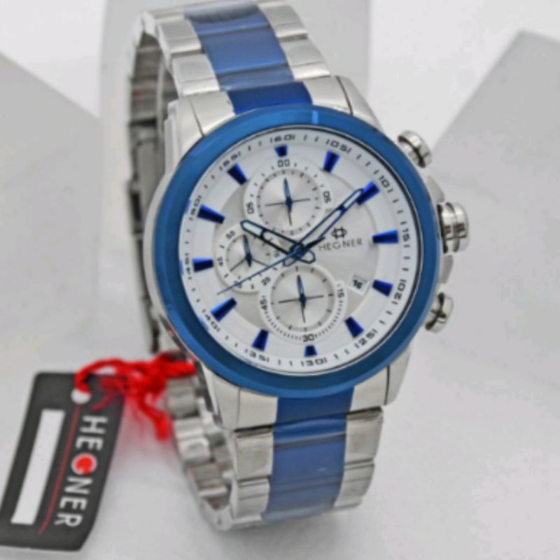 Jam Tangan Pria Hegner 5011Chrono Original