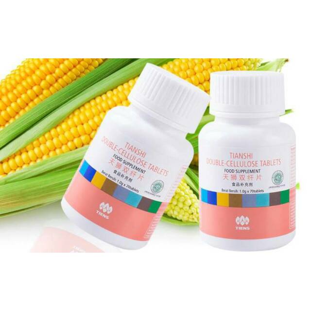 Double cellulose tablets