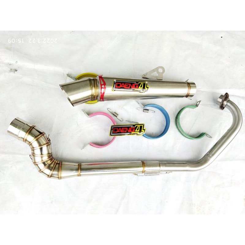 Knalpot racing daeng Vixion old Vixion New Vixion r Satria FU Karbu Satria FU Injeksi CBR Facelift C