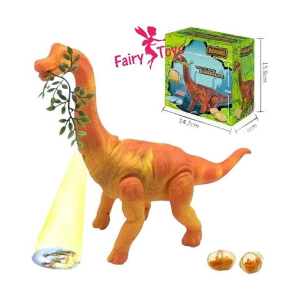 Mainan Dinosaur Bertelor Gigit Daun size 27cm x 33cm