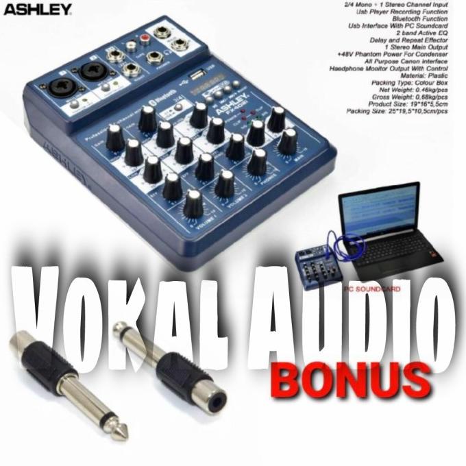 Mixer Ashley FX 402 i Original Bluetooth Ashley FX402i - 4 Channel