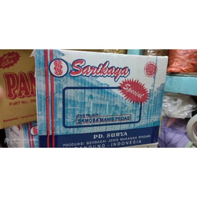 

SAMOSA sarikaya manis pedas