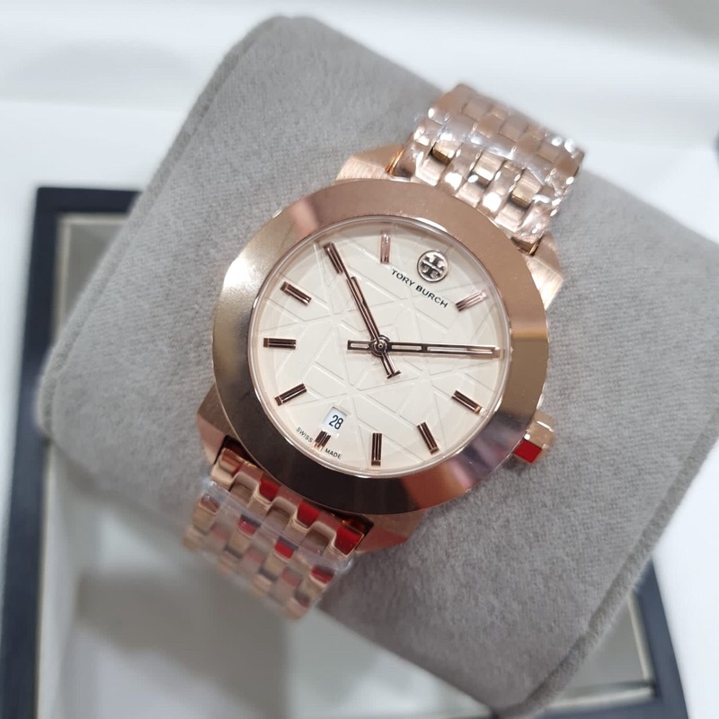 PROMO BIGSALE ‼️ TORY BURCH TRB 8002 ROSEGOLD ORIGINAL GARANSI 1 TAHUN KELENGKAPAN FULLSET