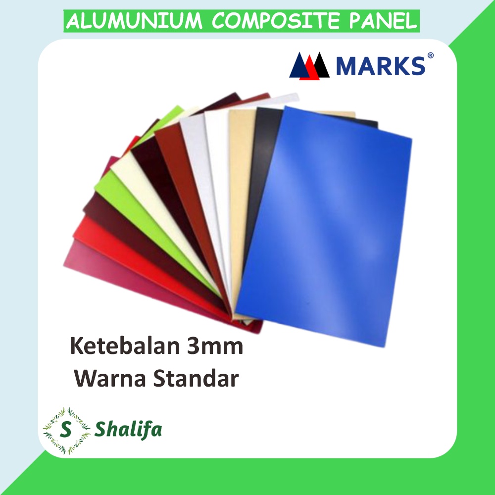 MARKS SEVEN ACP 3mm - Alumunium Composite Panel 3 mm Warna Standar