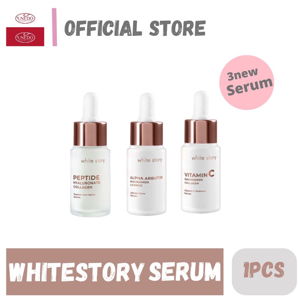 White Story Arbutin Glow Vitamin C Anti  Peptide Aging Serum