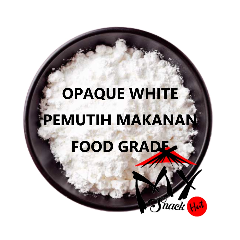 

PEMUTIH MAKANAN 50GR - OPAQUE WHITE TITANIUM DIOXIDE KOEPOE KUPU PEWARNA PUTIH KUE BAKPAO PEMPEK FOOD GRADE