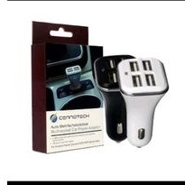 SAVER AUTO 4 PORT USB CAR CHARGER 6.8 A 12-24 V dc.  cas mobil CENNOTECH