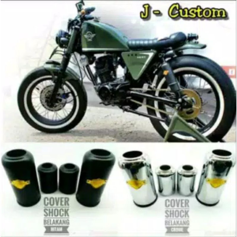 Kondom skock shock belakang Cb cover shock belakang motor custom japstyle