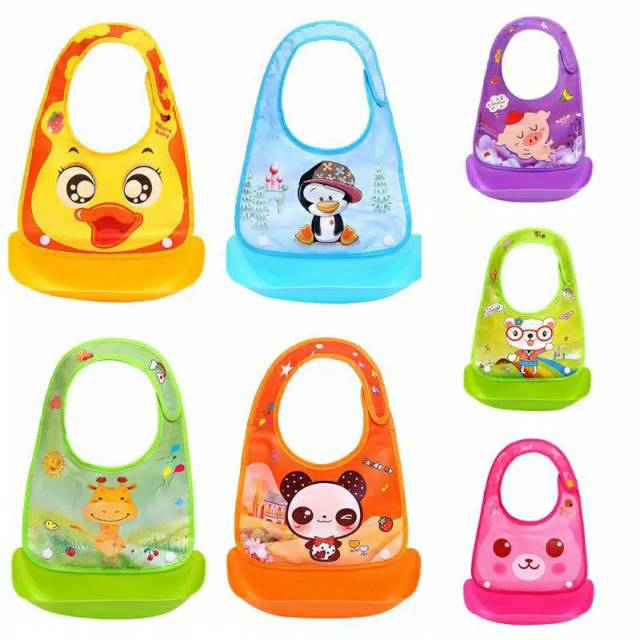 LZ.F5 Celemek mangkok bayi. Bib Slabber makan bayi anti air