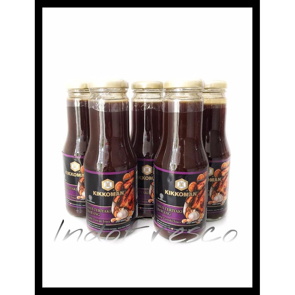 

KIKKOMAN GARLIC TERYAKI SAUCE- SAUS TERIYAKI BAWANG HALAL 300G KODE 356