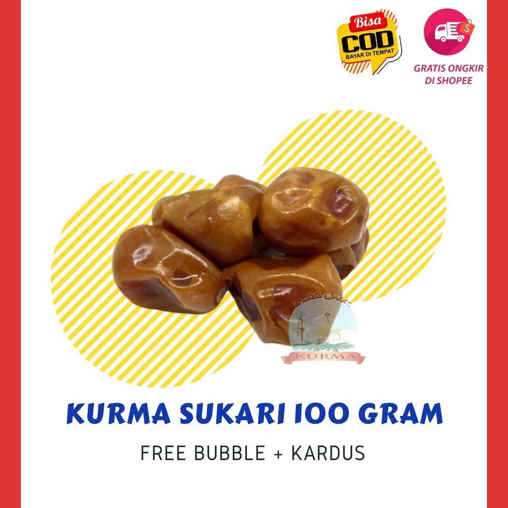 

KURMA SUKARI 100 gr / KURMA RAJA / KURMA SUKARI AL MADINAH / SUKARY ALQASEEM