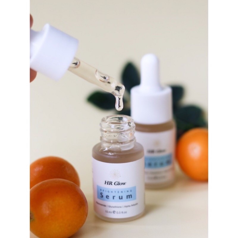 Serum Brightening Glutathione + niacinamide by HR GLOW - 15ml / serum wajah / pemutih wajah glowing