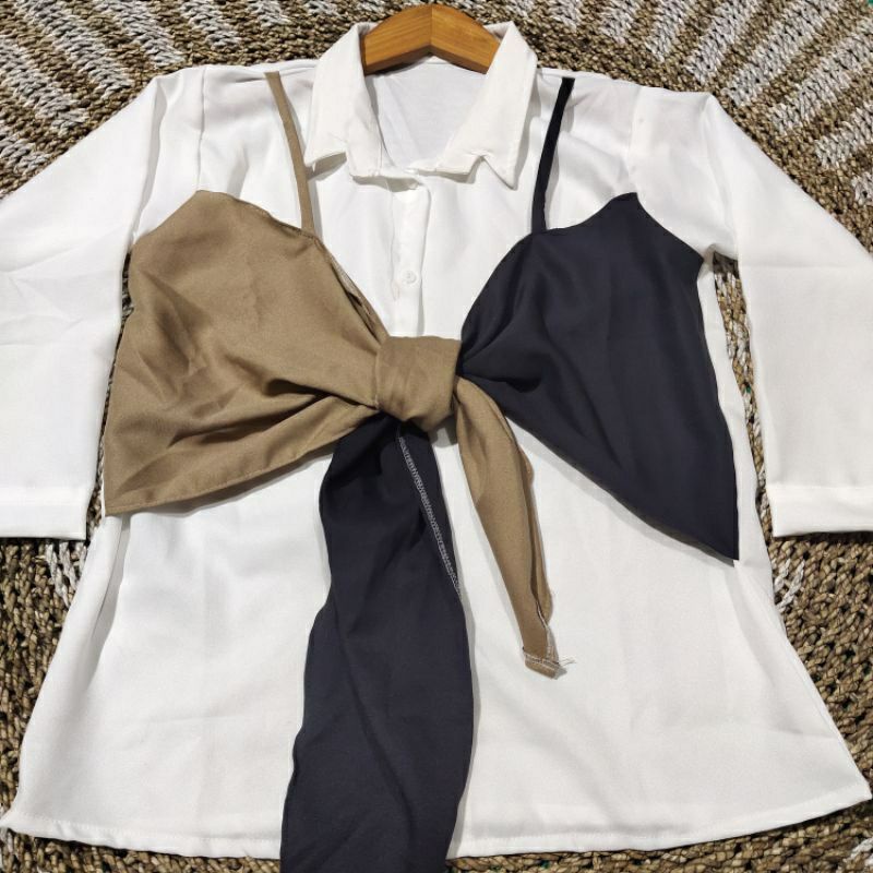 Magnolia Top Atasan Blouse Muslim Fashion Flawer