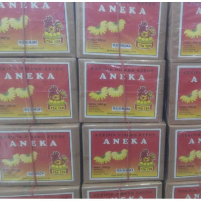

Keripik pisang Lampung Yen-yen Aneka dus 900gr