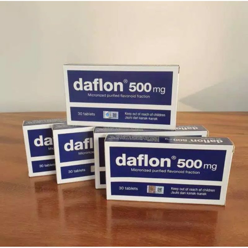 Daflon 500mg Obat Wasir READY STOCK